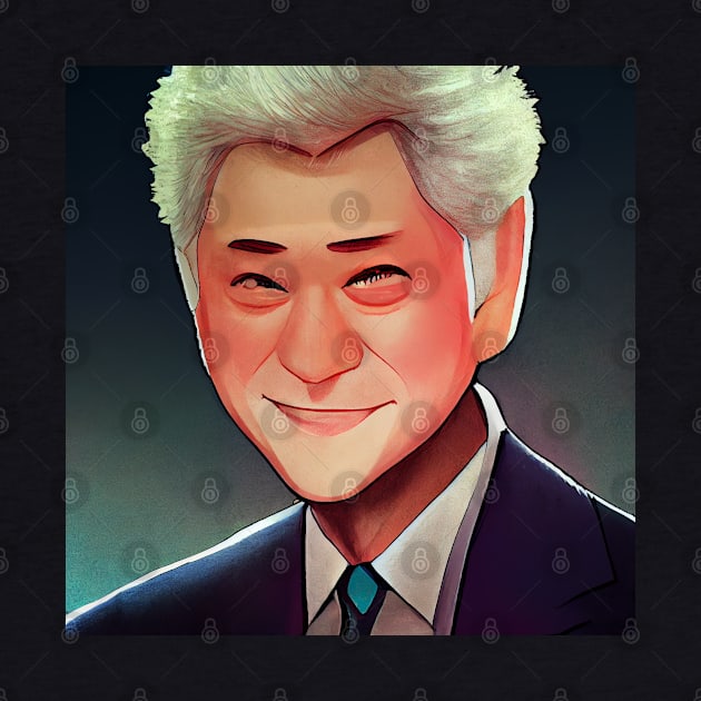 Bill Clinton | President of the United States | Manga style by Classical